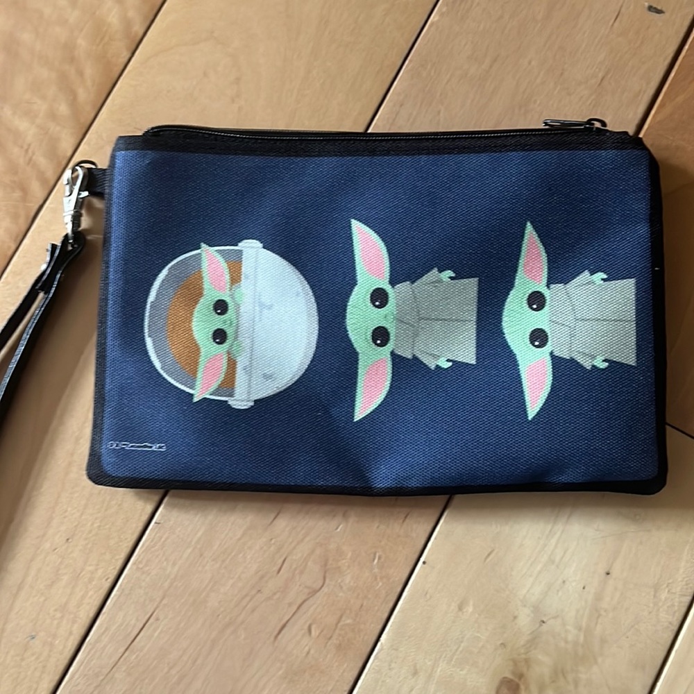 Baby yoda wristlet
